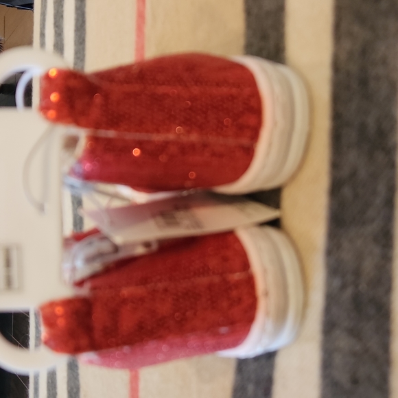 COPY - Capelli nrw york Red Glitter Hightops Sz 5 - Picture 4 of 8